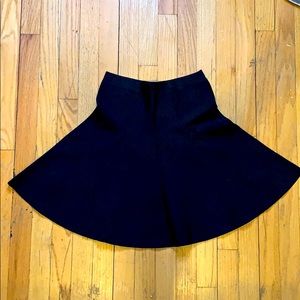 Black BCBG power skirt